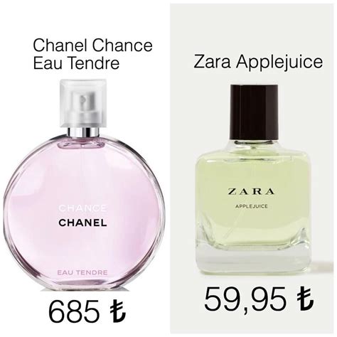 dupe chanel chance eau tendre|chanel chance dupe zara.